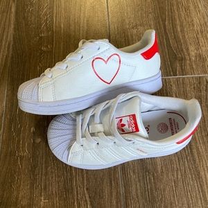 Toddler adidas superstar slip on shoes sneakers size 8